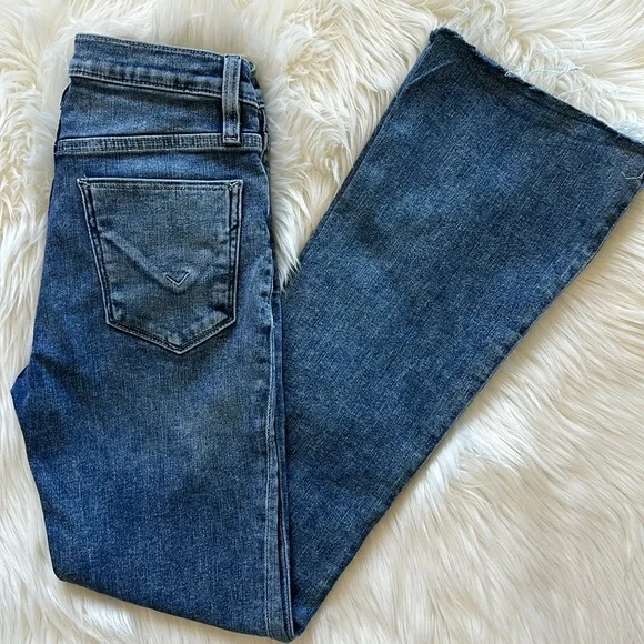 Hudson Jeans Nico Raw Hem Mid Rise Bootcut Jeans - Picture 2 of 8